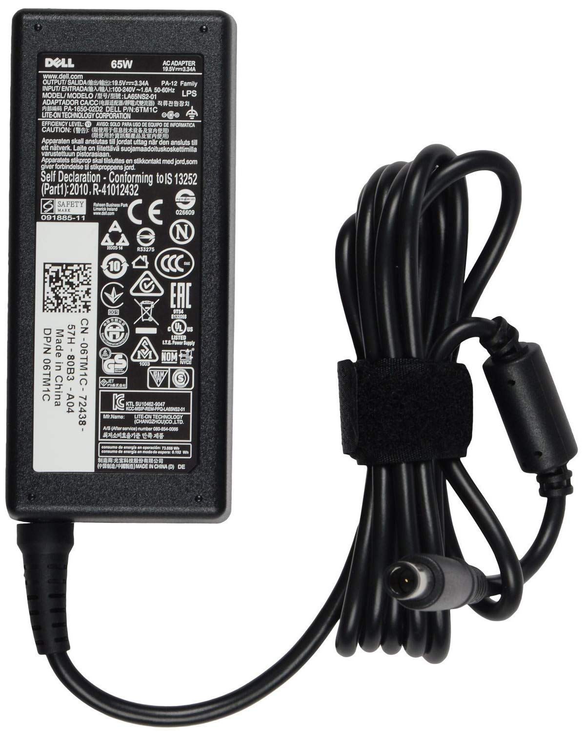 thumbnail image 2 of 65W Laptop Charger For Dell Inspiron 5559, 5558, 5555, 3552 – 19.5V 3.34A Power Adapter 2 of 6
