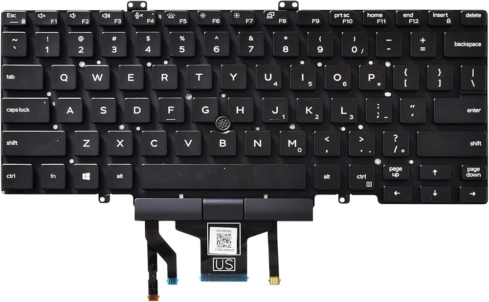 Dell Latitude 5400 P98G 5401 5402 5410 5411 Backlit Keyboard - Image 2
