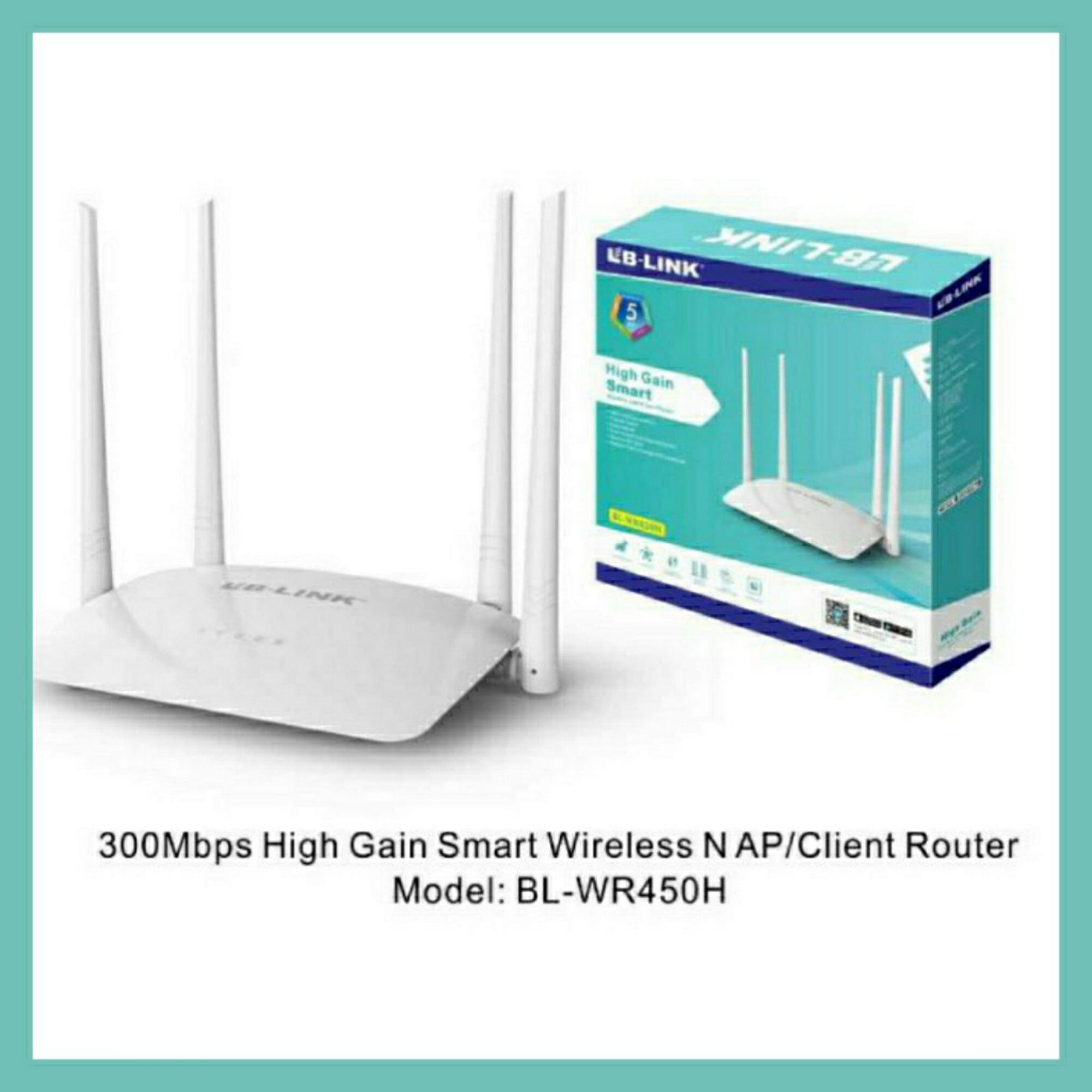 LB-Link BL-WR450H Wireless DSL AP/Client Router 300MBPS