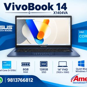 Asus Vivobook 14 X1404VA i3-1315U 8GB 128GB 14" FHD