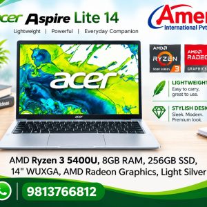 Acer Aspire Lite 14 Ryzen 3 5400U 8GB 256GB 14" WUXGA Light Silver